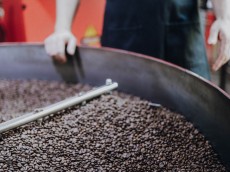 Rösttrommel Kaffeerösterei