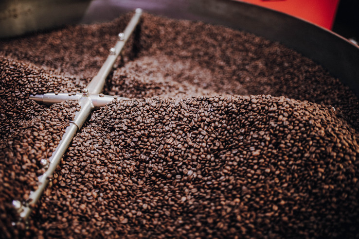 Rösttrommel Kaffeerösterei