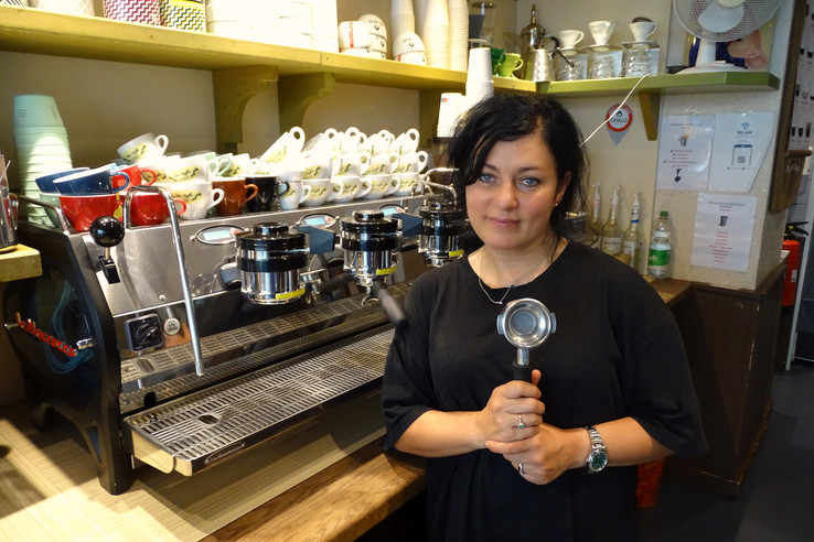 Die Kaffee Privatrösterei Olga Sabristova